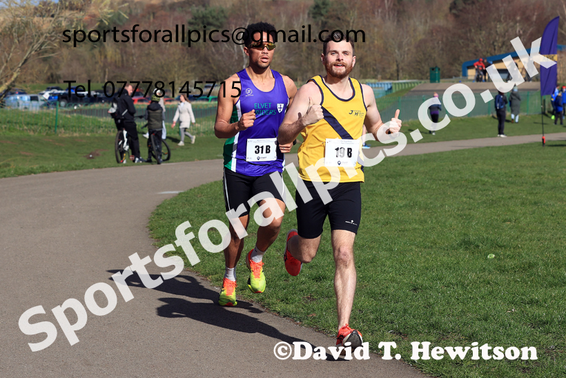 Senior Mens 2026 NECAA Royal Signals Road Relays, Hetton Lyons Country Park, Hetton le Hole. Photo: David T. Hewitson/Sports for All Pics